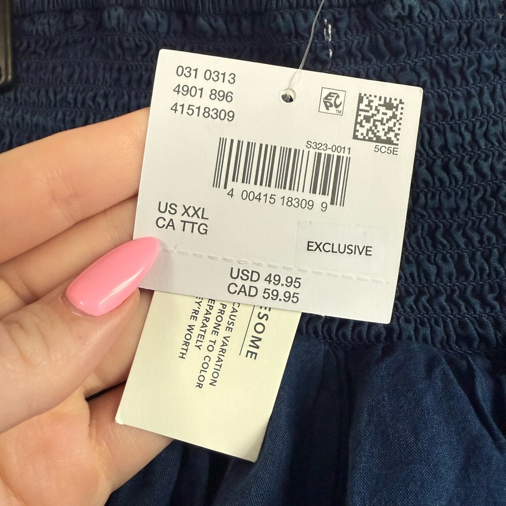 American Eagle AE High-Waisted Tiered Mini Skort - Picture 6 of 6